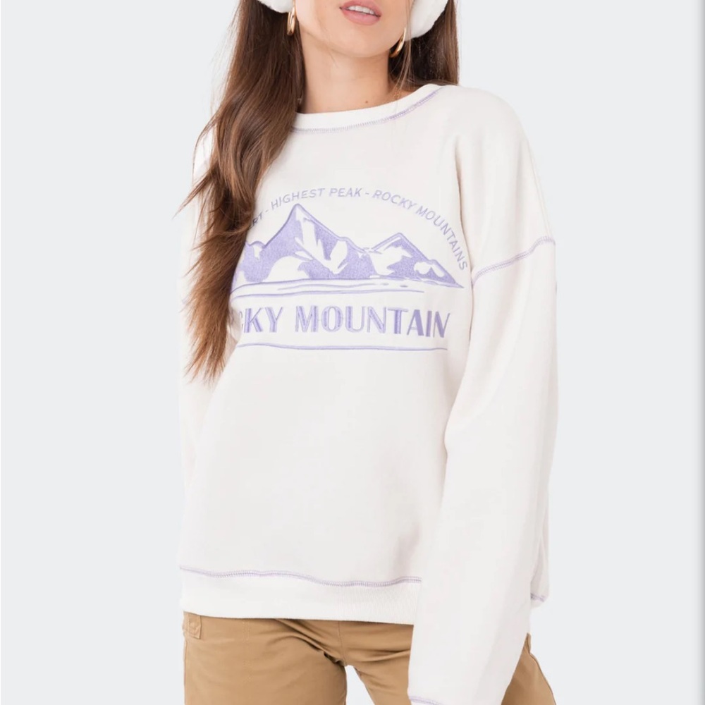 Edikted Rocky Embroidered Sweatshirt